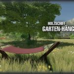 wooden ship garden hammock v1.0 fs22 3