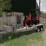 2 axle mower trailer v1.0 fs22 6