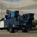 2020 ram 5500 bucket truck v1.0 fs22 5