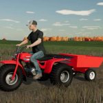 agri fab atv trailer v1.0 fs22 2