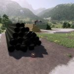 automatic round bale stacks v1.0 fs22 3