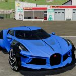 bugatti la voiture noire v1.0 fs22 2