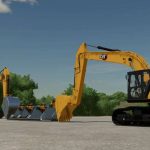 cat 349 352 next gen pack v1.0 fs22 2