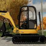 john deere 35c zts mini excavator v1.0 fs22 1