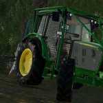 john deere 5r forestry v1.0.0.1 fs22 1