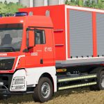 man tgx hkl fire truck a containers v1.0 fs22 3