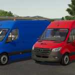 mercedes benz sprinter mk4 v1.0 fs22 1