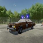 smokey and the bandit police car v1.0 fs22 2