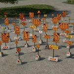 swedish construction sign pack v1.0 fs22 3