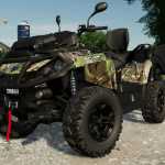 2022 can am outlander max 6x6 xu plus 1000t v1.1 fs22 1